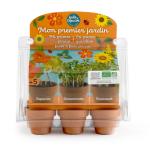 Radis et Capucine - Kit de jardinage enfant - Mini Serre - PACKAGING_RECTO
